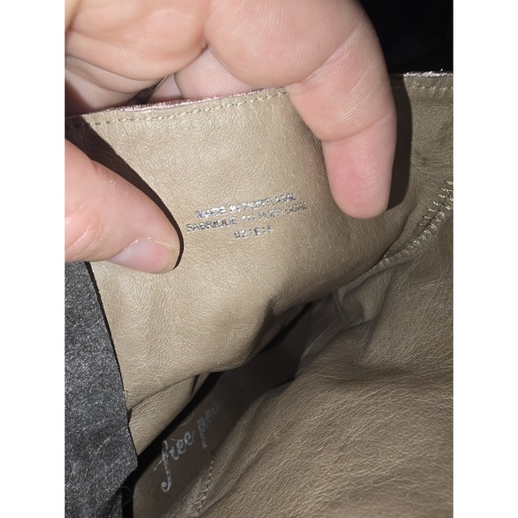 Free People Women Boots Velvet CECILE Ankle Boot Rose Pink EU41 - Picture 7 of 10